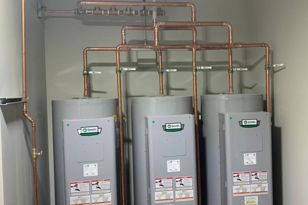 Système de chauffe-eau caserne de pompier Saint-Félix-d'Otis